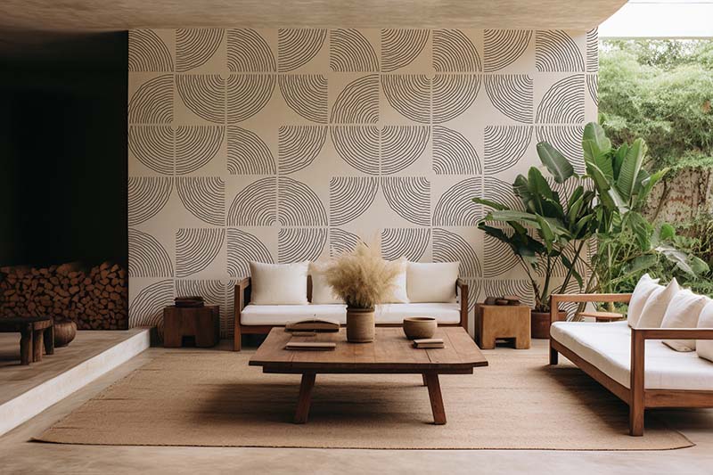 Turmar Stone custom wallpaper installation Charlotte NC